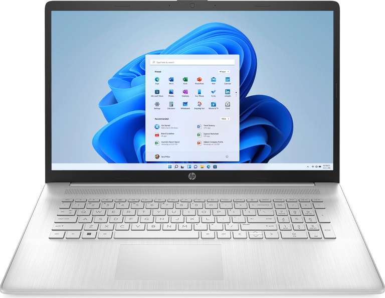 HP 17-cp2147ng 17.3" FHD IPS Notebook (Ryzen 5 7520U / Zen 2, 16GB DDR5, 512GB M.2, 250nits, 60Hz, USB-C, 41Wh, Radeon 610M, FreeDOS)