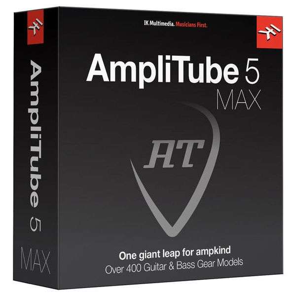 AmpliTube 5 MAX IK Multimedia Gitarren Amp & Effekt Sim reduziert VST AU AXX