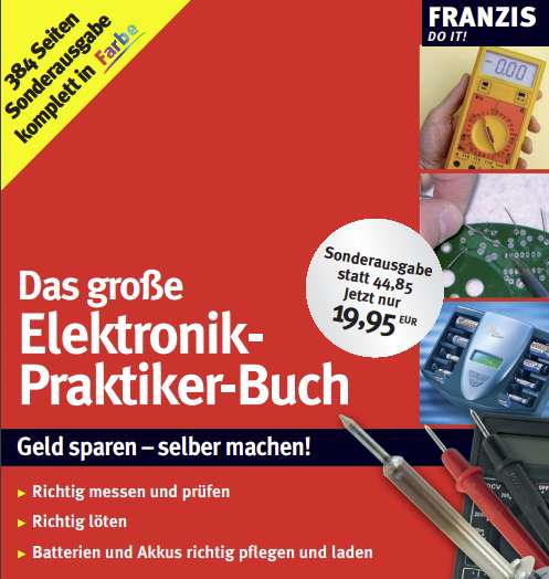 3x eBooks GRATIS Franzis: Das große Elektronik-Praktiker-Buch | Elektronik Handbuch Lernpaket | Elektro-Installation im Haus 2020 kostenlos