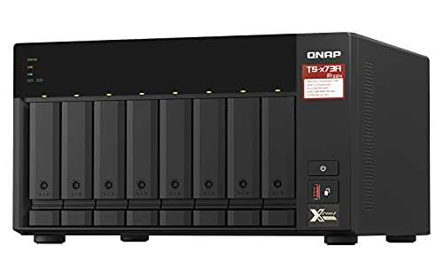 Qnap TS-873A-8G 8-Bay NAS, AMD Ryzen V1000 Series V1500B 4C/8T 2,2 GHz, One Size Amazon Prime