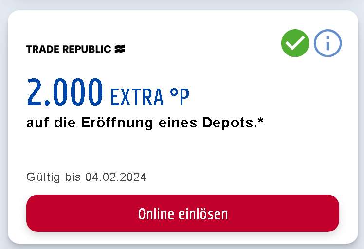 [Trade Republic + Payback] 2.500 Punkte (25 €) auf Eröffnung Depot + ein Trade; 4 % Zinsen p.a., auf max. 50.000€; Neukunden, personalisiert