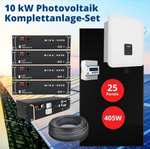 10KW Photovoltaik komplett Set (optional, Speicher, Befestigung) : 25x Ja Solar Fullblack Module + 1x FoxEss H3-10E Wechselrichter, ab 5990€