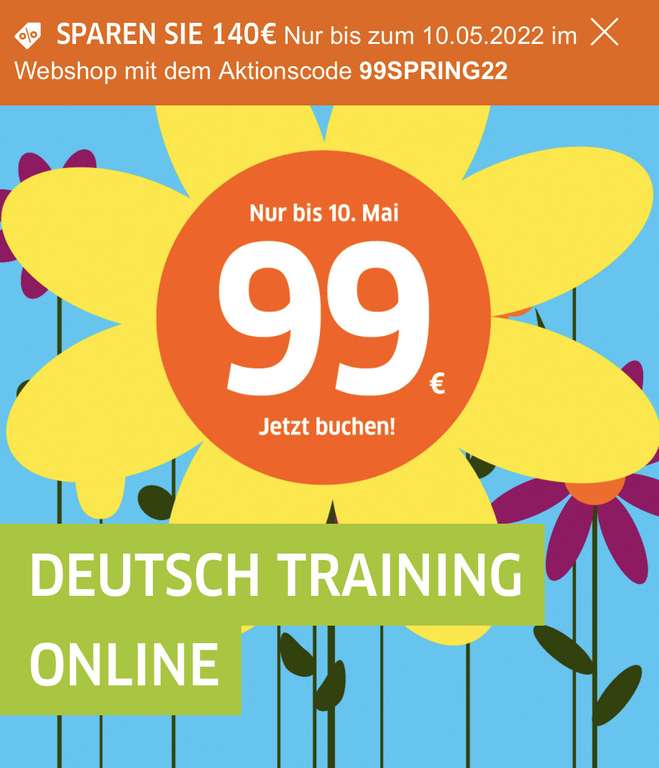 Goethe Institut Deutsch Training Online
