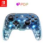 PDP Nintendo Switch FaceOff Wireless Deluxe Controller Afterglow
