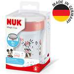 [Prime] NUK Magic Cup Trinklernbecher | 8+ Monate | 230 ml | auslaufsicherer 360°-Trinkrand | BPA-frei | Disney Minnie Maus | rot