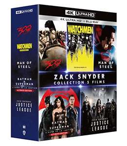 Zack Snyder 5-Film Collection (4k UHD+Blu-Ray) 300,Justice League,Batman vs. Superman,Watchmen,Man of Steel (4/5 deutsche Tonspur) (Prime)