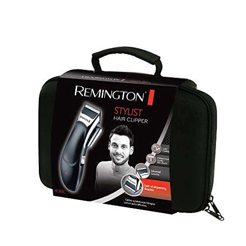 Remington Haarschneidemaschinen-Set HC363C (selbstschärfende keramikbeschichtete Klingen, 8 Kammaufsätze + Koffer, Netz-/Akkubetrieb) Prime