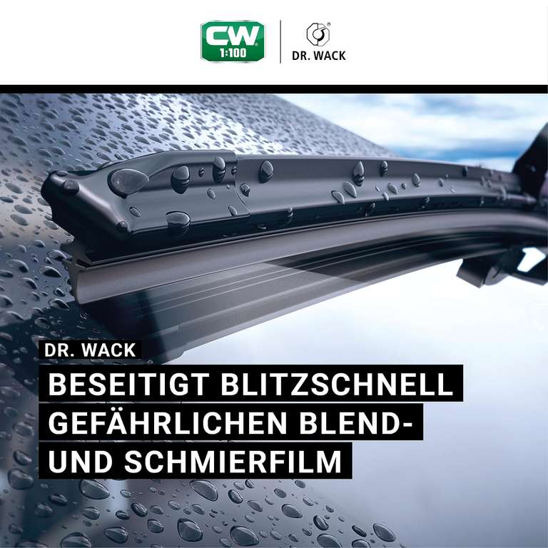 Dr. Wack – CW1:100 Super Scheibenreiniger 250 ml I Premium Konzentrat (Prime)