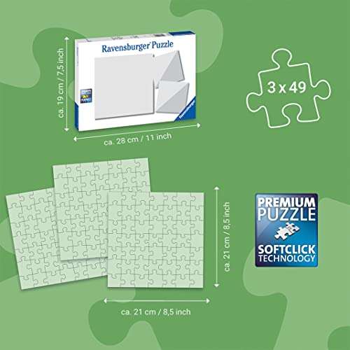 [Prime] BESTPREIS - Ravensburger Kinderpuzzle - 05720 Auf dem Wasser - 3x49 Teile Puzzle für Kinder ab 5 Jahren