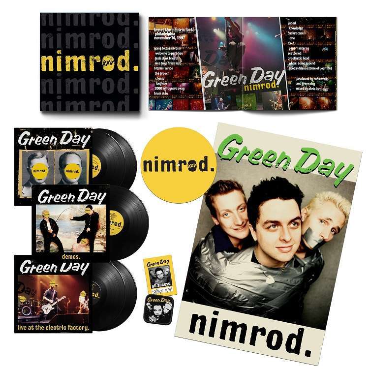 Green Day – Nimrod (25th Anniversary) (Limited Deluxe Numbered Edition) (Vinyl) (5LP Box) [prime]