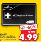 Walser Kfz-Verbandskasten gemäß DIN 13164:2022 für 4,99€ in allen Kaufland Filialen