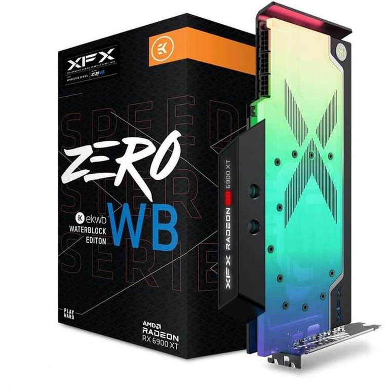 XFX Radeon RX 6900 XT MERC ZERO x EKWB Waterblock Limited INKL 2 Spiele