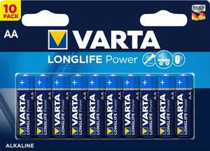 (Otto Lieferflat) VARTA Longlife Power AA Mignon LR6 Batterie (10er Pack)
