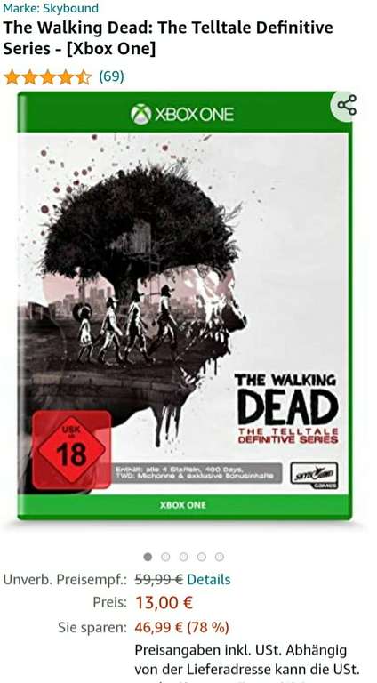 The Walking Dead: The Telltale Definitive Series für Xbox One