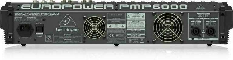 Behringer PMP 6000 Powermixer, 20 Kanäle: davon 12 Mono, 4 Stereo, 2x 800 Watt [Muziker]