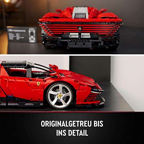 LEGO 42143 Technic Ferrari Daytona SP3 Modellauto Bausatz im Maßstab 1:8, roter Supersportwagen [AMAZON]