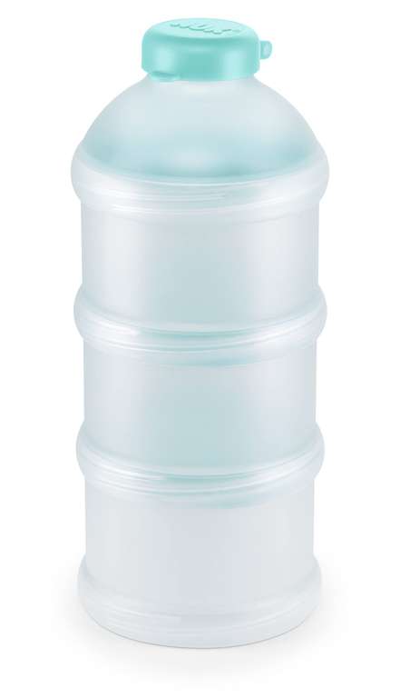 NUK Milchpulver-Portionierer, BPA-frei, 3 Stück (1er Pack), petrol Farbe (Prime)