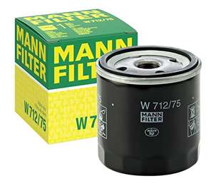 MANN-FILTER W 712/75 PKW Ölfilter für 3,40€ (Amazon Prime)