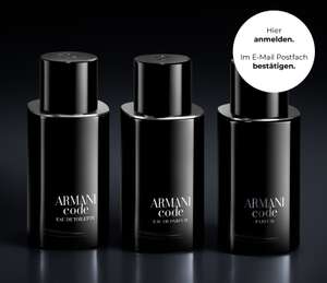 GRATIS Duftprobe: Armani Code Eau de Parfum (22.000 Stück)