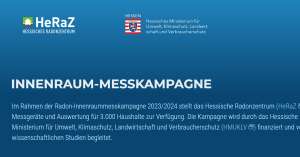Hessen: Radonmessung daheim für 1,60 €
