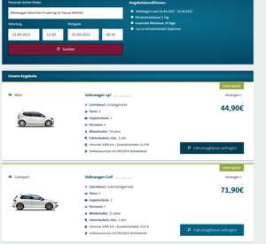 Mietwagen Osterspezial bei VW FS | Rent-a-Car auch dieses Jahr