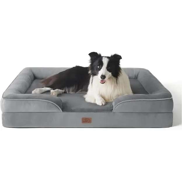 NOAH & PAW XL Orthopädisches Hundebett – 22,9 Cm Dick Mit Memory-Schaum & Kühlgel, Wasserdicht & Waschbar