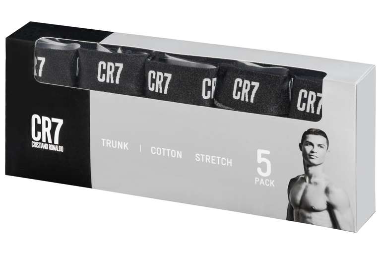 5er CR7 Herren Cotton Trunks boxershort [Amazon Oster Deals]