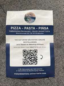 DA Battista - 10 € auf 3 online Bestellungen