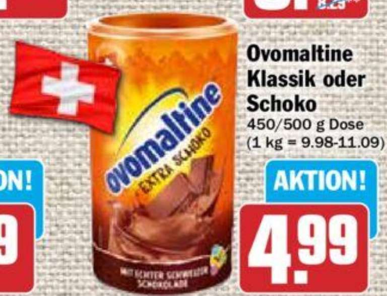 Ovomaltine Extra Schoko 450 g Dose für 3,99 € (Angebot + Coupon) [HIT]