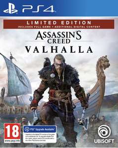 Assassin's Creed Valhalla LIMITED EDITION PS4 (inkl. PS5 Upgrade) [Amazon.fr]