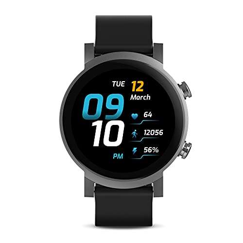 Ticwatch E3 Smartwatch für Herren Wear OS von Google mit Qualcomm Snapdragon Wear 4100+ Dual-System-PlattformiOS und Android kompatibel