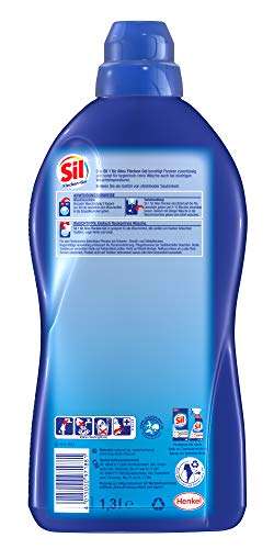 Sil 1 für Alles Fleckengel, 1,3 Liter, Fleckenentferner, hygienisch reine Wäsche auch bei kalten Waschtemperaturen (Prime Spar-Abo)
