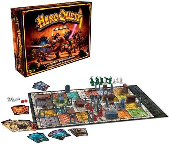 [Amazon Prime] HeroQuest, Fantasy Dungeon Crawler, mit Miniaturen und Monstern
