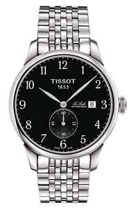 TISSOT T-Classic Le Locle Armbanduhr Automatik Schwarz Zifferblatt Herrenuhr aus Edelstahl 39mm T006.428.11.052.00