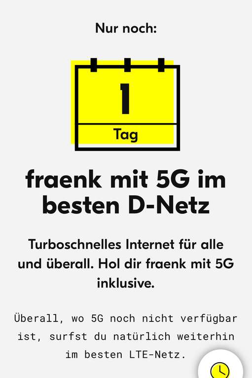 Fraenk - Telekom bald mit 5G