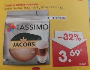 (Lokal) Tassimo Kaffee-Kapseln für 3,69€ am Netto-Tag
