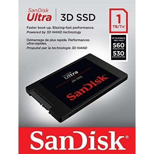 SanDisk Ultra 3D SSD 1TB (TLC 3D,DRAM)