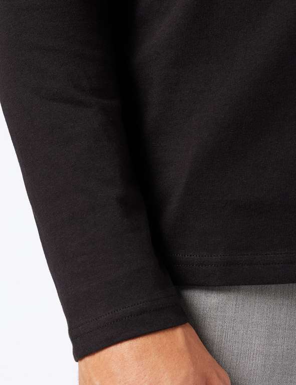 Marc O'Polo Basic Longsleeve Shaped (Amazon Prime) Herren Langarmshirt in schwarz (Gr. XS bis 3XL) Rundhalsausschnitt & 100% Baumwolle