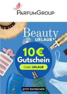 ParfumGroup 10 Euro Gutschein auf alles ab 79 Euro Einkaufswert für Damen und Herren bis 07.08