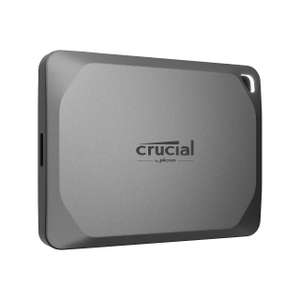 Crucial X9 Pro 1TB Externe SSD Festplatte, Lesen/Schreiben bis zu 1050MB/s, PC und Mac, inkl. Mylio Photos+, USB-C 3.2 Portable, PRIME