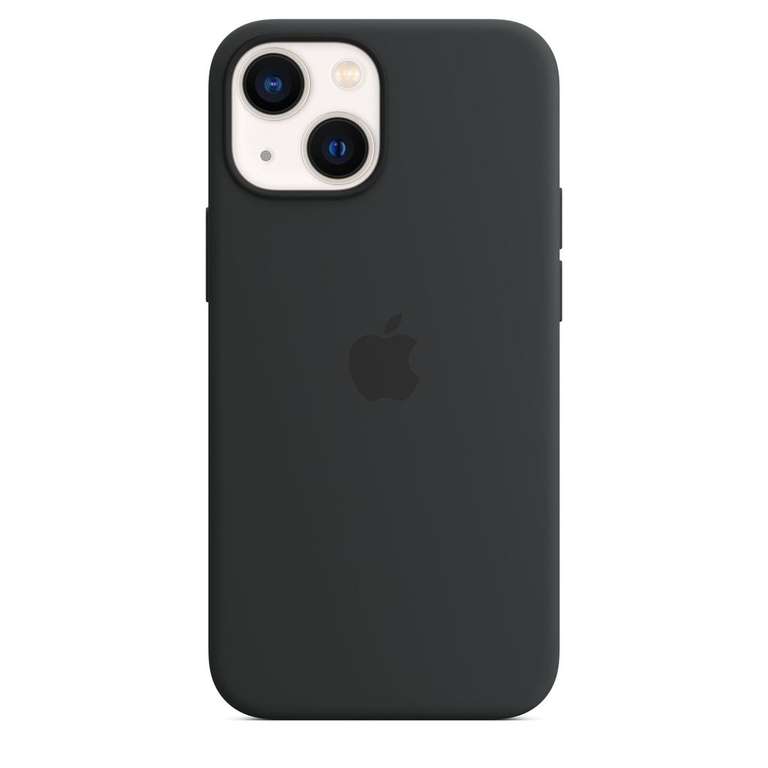 Apple iPhone 13 mini Silicone Case, MagSafe - Midnight