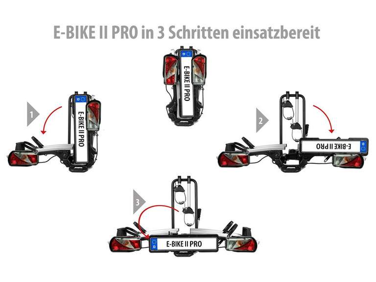 Fahrradträger Eufab E-Bike II Pro für 2 Räder