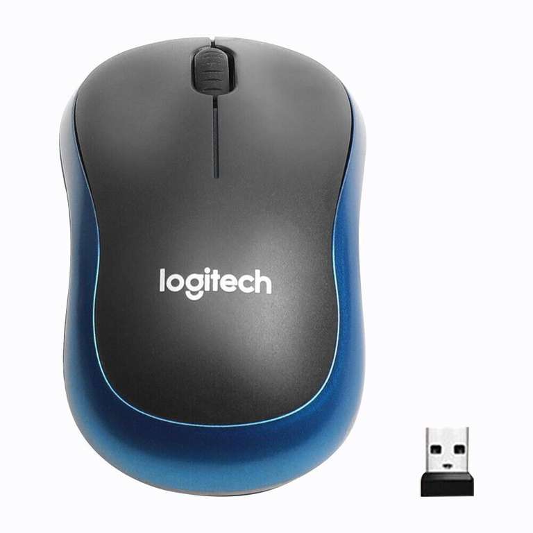 Logitech M185 Maus Wireless ( rot oder blau)