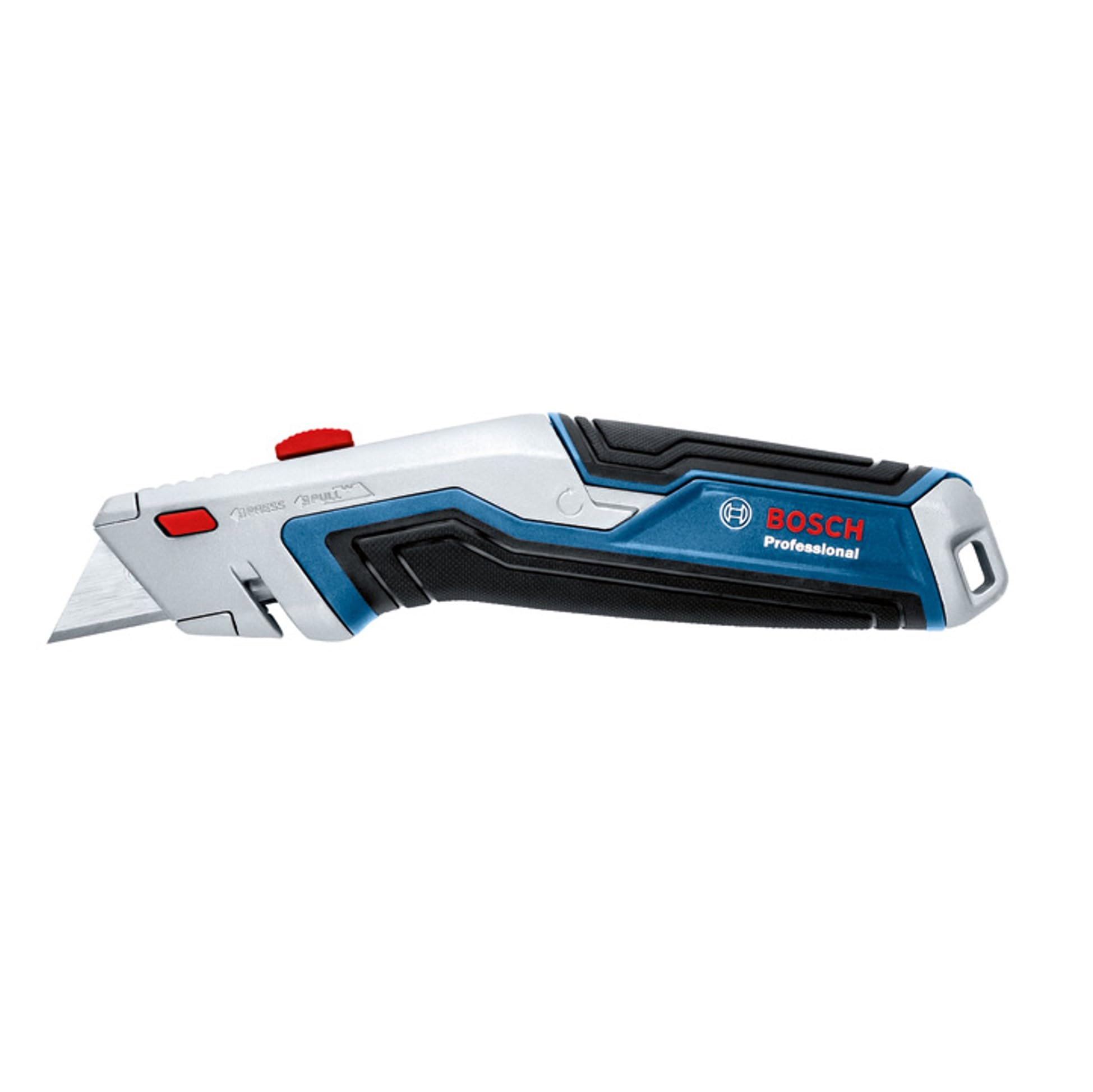 Bosch Professional Universal-Teppichmesser mit ausziehbarer Klinge und Klingenfach im Griff (inkl. 3x Trapezklingen) [Prime]