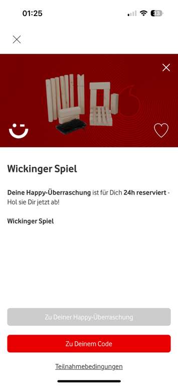 (Freebie) Vodafone Happy Personalisiert