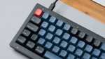 Keychron V2 ISO De Knob -- RED Switches - Mechanische Tastatur