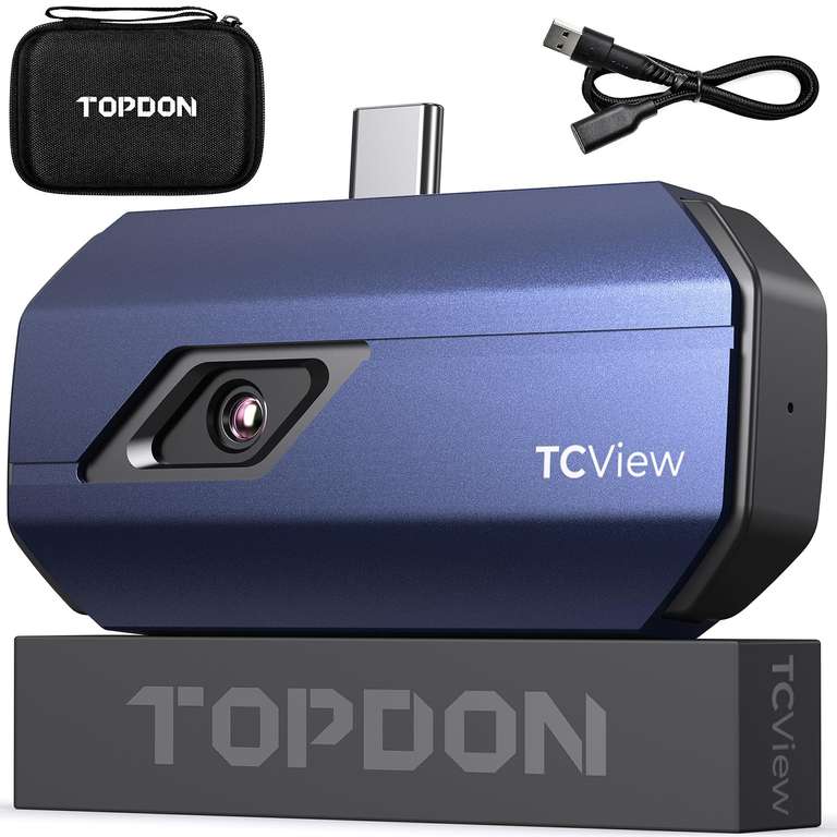 TOPDON TC001 256x192 IR Wärmebildkamera mit USB C für Android & Windows - eBay