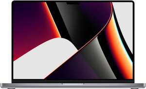 Apple MacBook Pro 16” M1 Pro (41,05 cm/16,2 Zoll, Apple M1 Pro, 512 GB SSD, 10-core CPU)