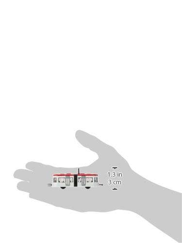 [Prime] 2x Siku 1011 Straßenbahn Weiß Rot