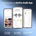 EarFun Air Pro 3 In-Ear Kopfhörer | ANC | BT 5.3 | AAC, aptX, LC3/LE | Multipoint | max. 9h Akku / 45h mit Case | USB-C | IPX5 | Qi